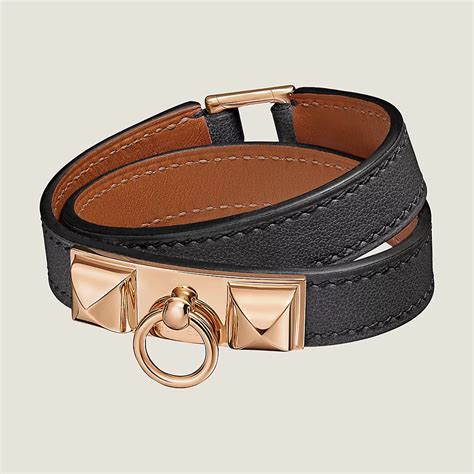 hermes double tour bracelet sbn|Hermes bracelet leather price.